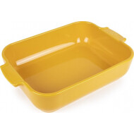 Peugeot Appolia Rechthoekige Ovenschaal - 2,7L - 32x7,2x21,2cm - Keramiek - Geel - Merk Peugeot Saveurs - Materiaal Keramiek - Kleur Geel