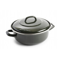 Dagelijkse Kost Ragoût - Ø24cm - Acier Émaillé - Vert Olive - Marque Dagelijkse Kost - Convient pour Électrique,Keramisch,Induction,Brander,Gaz,Four,Toutes sources de chaleur,Halogeen