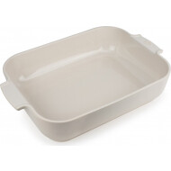 Peugeot Appolia Rechthoekige Ovenschaal - 5,2L - 40x8,4x27,3cm - Keramiek - Wit - Merk Peugeot Saveurs - Kleur Wit - Materiaal Keramiek
