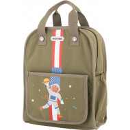 Jack Piers Amsterdam Medium Burger Planet Sac à Dos - 13,5L - Vert - Marque Jack Piers - Couleur Vert - Contenu 13,5 l