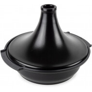 Peugeot Atlas Tajine - Couvercle Céramique - 4,7L - Ø30x23cm - Aluminium - Vert - Marque Peugeot Saveurs - Convient pour Toutes sources de chaleur