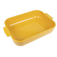 Peugeot Appolia Plat Four Rectangle - 3,7L - 36x7,5x23,6cm - Céramique - Jaune - Marque Peugeot Saveurs - Matériel Céramique - Couleur Jaune