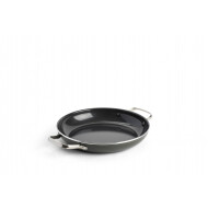 Dagelijkse Kost Keramische Braadpan - 2 Grepen - Ø24cm - Aluminium - Olijfgroen - Merk Dagelijkse Kost - Geschikt voor Gas,Inductie,Halogeen,Brander,Oven,Alle warmtebronnen,Electrisch,Keramisch