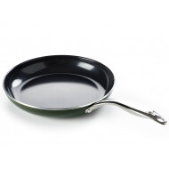 Dagelijkse Kost Keramische Braadpan - Ø28cm - Aluminium - Olijfgroen - Merk Dagelijkse Kost - Geschikt voor Keramisch,Electrisch,Oven,Brander,Halogeen,Gas,Alle warmtebronnen,Inductie