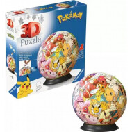 Ravensburger 3D Puzzle Ball Pokémon Multicharacter - À partir de 6 ans - Age à partir de 6 ans