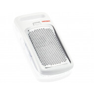 Leifheit Comfortline Râpe à muscade - avec bac de récupération - lavable au lave-vaisselle - Blanc - Marque Leifheit
