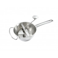 Leifheit zeefmolen - Roestvrij staal - Zilver - Merk Leifheit - Materiaal RVS