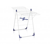 Leifheit 81408 Classic 200 Flex Étagère de séchage - 2m - Blanc/Bleu - Marque Leifheit - Matériel Matière plastique