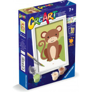 Ravensburger CreArt Singe Sauvage - Peinture par Numéros - Dès 7 ans - Age à partir de 7 ans