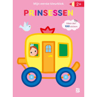 Mijn Allereerste Kleurboek met Stickers Prinsessen - Kleurblok - Hoofdauteur Onbekend - Leeftijd vanaf 2 jaar