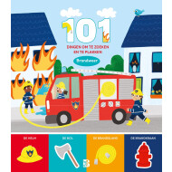 101 Dingen om te Zoeken en te Plakken - Brandweer - Hoofdauteur Onbekend - Genre boek Speelboeken