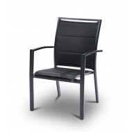 Chaise de jardin Modulo Anthracite - Nouveau depuis 15/07/2022 - Marque DDD - Matériel Aluminium
