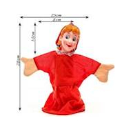 Marionnettes Petit Chaperon Rouge pour Théâtre - 4 pièces - Marque DDD Toys - Age à partir de 3 ans