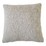 Coussin Tela - Carré - 60x60cm - Crème - Marque DDD - Couleur Crème