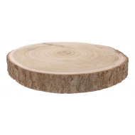 Decoratieve Boomschijf - 29x34cm - Hout - Nieuw sinds 30/09/2020 - Kleur Hout