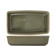 Cosy&Trendy Bistro Thyme Green Ovenschotel - 21x12.2cm - Aardewerk - Groen - Kleur Groen - Materiaal Aardewerk