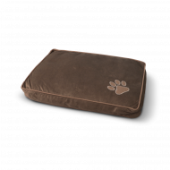 Coussin taupe 60x40x8 cm - Marque Euro Pet - Convient pour Cage,Intérieur,Intérieur - Forme Rectangulaire - Caractéristiques Lavable,Couvercle détachable - Matériel Matière plastique
