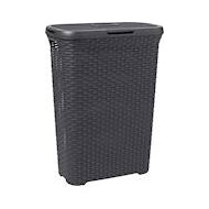 Style wasbox antraciet 40 L - Topper - Merk Curver - Materiaal Kunststof - Inhoud 40 l