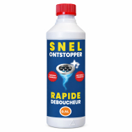 Chemiekor Snelontstopper Déboucheur rapide pour canalisations - 0,5L - Marque Chemiekor - Conseils de prudence (Phrases P) P303+P361+P353: En cas de contact avec la peau (ou les cheveux) : enlever immédiatement tous les vêtements contaminés – rincer la pe