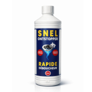 Chemiekor Snelontstopper Déboucheur puissant pour canalisations - 1L - Marque Chemiekor - Convient pour Keramisch,Matière plastique - Mentions de danger (Phrases H) H314: Provoque des brûlures graves et des lésions oculaires.,H290: Peut être corrosif pour