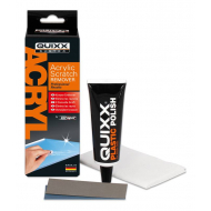 QUIXX Éliminateur de rayures pour acrylique - 50g - profondes - chiffon et papier abrasif - Marque QUIXX System