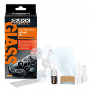 QUIXX Kit de réparation pare-brise - technologie Liquid Glass - Réparation facile - éclats de pierre - Marque QUIXX System