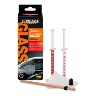 QUIXX Kit efface-rayures verre - 2 composants - pâte de polissage diamantée pour pare-brise fenêtres - Marque QUIXX System