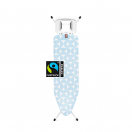 Brabantia Strijkplank B - Metalen Stoomunithouder - 124x38cm - Fresh Breeze - Merk Brabantia - Kleur Wit,Blauw - Opties Nvt