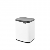 Brabantia Bo Afvalemmer B - 7L - Wit - Merk Brabantia - Kleur Wit - Inhoud 7 l