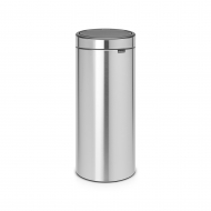 Brabantia Touch Bin New Vuilbak G - 30L - Mat Staal - Merk Brabantia - Kleur Staal - Inhoud 30 l