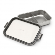 Brabantia Make & Take Boîte à Lunch Large - 2L - 6,3x17,4x26cm - Acier Inoxydable - Acier Mat - Marque Brabantia - Matériel RVS - Couleur Acier