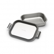 Brabantia Make & Take Boîte à Lunch Medium - 1,1L - 5,8x14,5x20,4cm - Acier Inoxydable - Acier Mat - Marque Brabantia - Matériel RVS - Couleur Acier