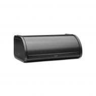 Brabantia Boîte à Pain avec Couvercle Roulant Large - 16L - 17,3x26,2x44,5cm - Acier - Gris Foncé - Marque Brabantia - Matériel Acier - Couleur Gris foncé