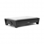 Brabantia Chauffe-Plats avec 2 Bougies - Noir - Marque Brabantia - Matériel Matière plastique,Aluminium,Acier - Couleur Noir