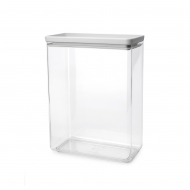 Brabantia Tasty+ Boîte à Provisions Empilable - 5,4L - 29,5x11,2x22cm - Plastique - Gris Clair - Marque Brabantia - Couleur Gris - Matériel Matière plastique