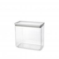 Brabantia Tasty+ Boîte à Provisions Empilable - 3,5L - 20,2x11,2x22cm - Plastique - Gris Clair - Marque Brabantia - Matériel Matière plastique - Couleur Gris