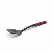 Brabantia Tasty+ Spatule avec Fourchette - 2-en-1 - Plastique - Rouge Aubergine - Surmatelas - Marque Brabantia