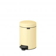 Brabantia NewIcon Poubelle à Pédale V - 3L - Jaune - Marque Brabantia - Contenu 3 l - Couleur Jaune