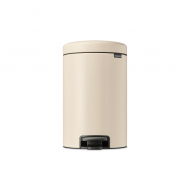 Brabantia NewIcon Poubelle à Pédale X - 12L - Beige - Marque Brabantia - Contenu 12 l - Couleur Beige