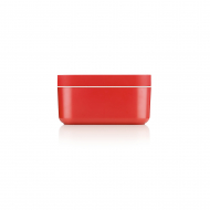 Lékué Bac à Glaçons avec Boîte de Stocker - 12x22,5x12,5cm - Rouge - Marque Brabantia