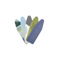 Brabantia Housse de Planche à Repasser C - 4mm Mousse - 4mm Feutre - 124x45cm - 4ass - Marque Brabantia - Couleur Multicolore - Matériel Mousse