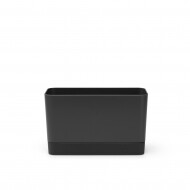 Brabantia SinkSide Panier d'Évier - Antidérapant - 11,5x8,5x19cm - Plastique - Gris Foncé - Marque Brabantia