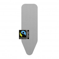 Brabantia Housse de Planche à Repasser B - 8mm Couche de Mousse - 124x38cm - Coton Métallisé - Gris - Marque Brabantia - Couleur Gris - Matériel Tissu,Coton