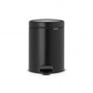 Brabantia NewIcon Poubelle à Pédale W - 5L - Noir Mat - Marque Brabantia - Couleur Noir Mat - Contenu 5 l
