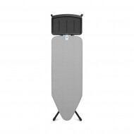 Brabantia Strijkplank C - Metalen Stoomunithouder - Inclusief Mouwplank - 124x45cm - Grijs - Merk Brabantia - Opties Nvt - Kleur Grijs