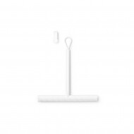 Brabantia ReNew Raclette de Douche avec Crochet de Porte - Blanc - Marque Brabantia