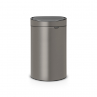 Brabantia Touch Bin New Vuilbak L - 40L - Platinum - Merk Brabantia - Inhoud 40 l - Kleur Platinum