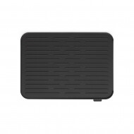 Brabantia SinkSide Tapis Égouttoir - 0,9x43,8x32,5cm - Silicone - Gris Foncé - Marque Brabantia
