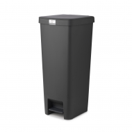 Brabantia Stepup poubelle à pédale - 40L - Gris foncé - Marque Brabantia - Couleur Gris foncé - Contenu 40 l