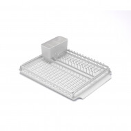 Brabantia SinkSide Égouttoir - 14x49x38,5cm - Aluminium - Gris Clair - Marque Brabantia